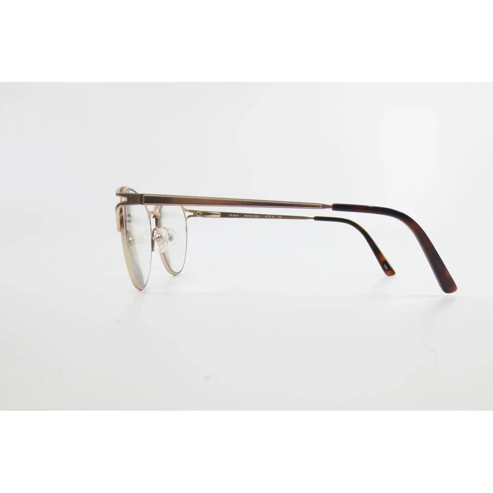 Chelsea Morgan CM 20244 Brown Gold Cat Eye Metal Eyeglass Frames 53-16-140